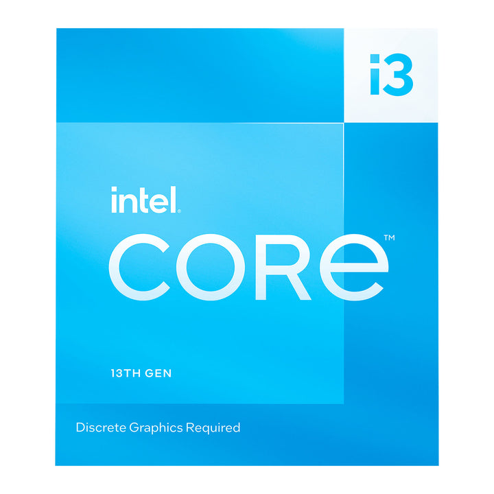 Intel Core i3 13100F 3.4 GHZ; Up to 4.5GHZ;  4 Core (4P+0E); 8 Thread; 12MB Smartcache; 58W TDP; Intel Laminar RM1 Cooler inclu