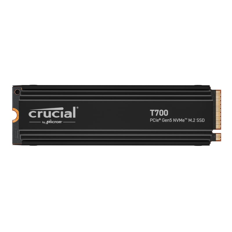 Crucial T700 1TB M.2 NVMe Gen5 with Heatsink NAND SSD (CT1000T700SSD5)