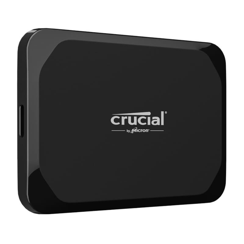 Crucial X9 1TB USB 10Gbps Type-C Black External Solid State Drive (CT1000X9SSD9)