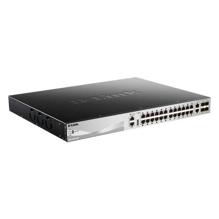 D-Link 24 Port 10 100 Stackable Managed Switch L3 (DGS-3130-30PS)