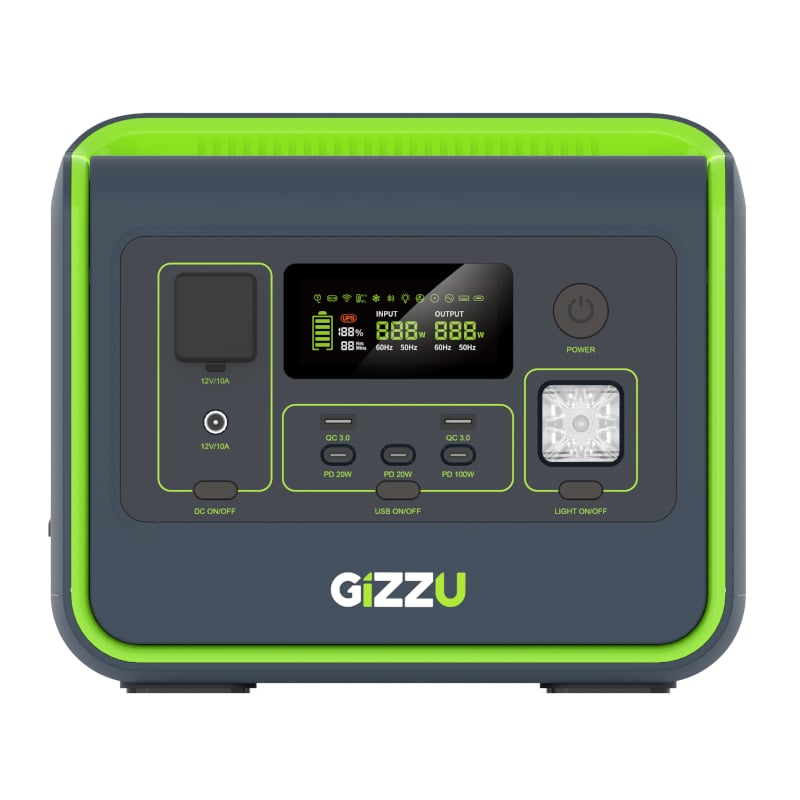 Gizzu Hero Core 512Wh/800W UPS Power Station