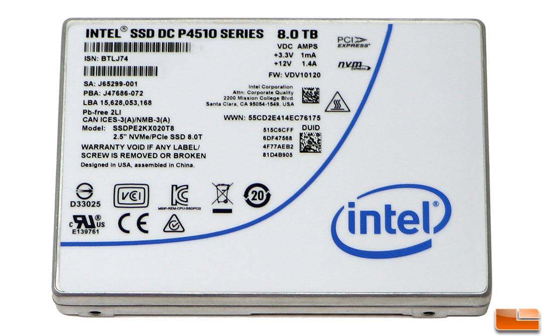 Lenovo DCG Thinksystem 2.5" 1TB U.2 3D TLC NVMe Internal SSD (4XB7A10202)