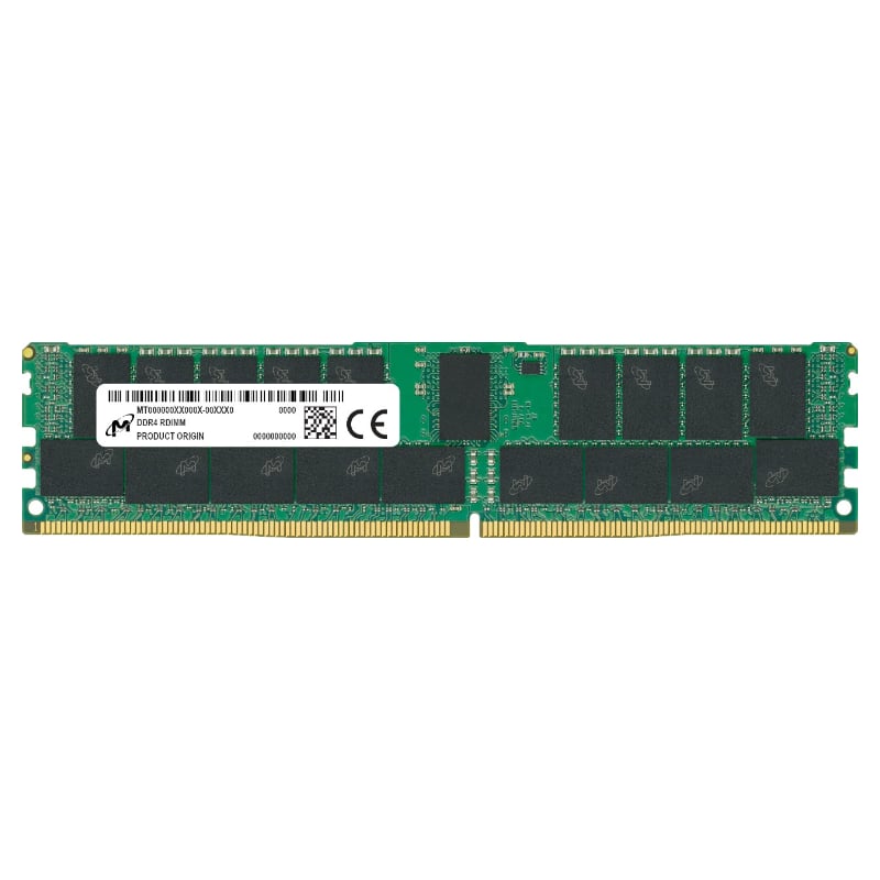 Micron 32GB 3200Mhz DDR4 RDIMM RAM Module