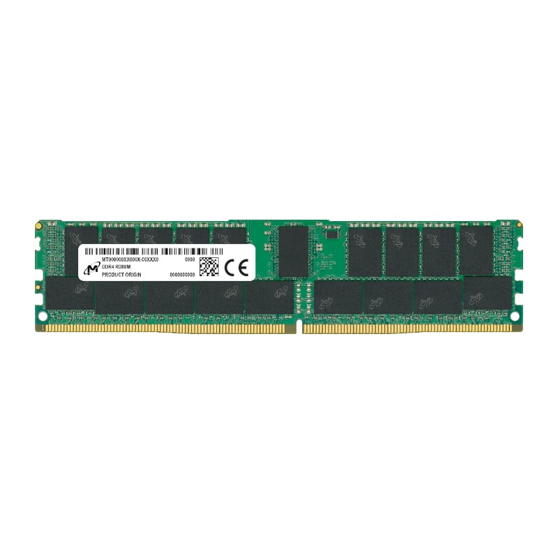 Micron 64GB 3200MHz DDR4 RDIMM RAM Memory Module