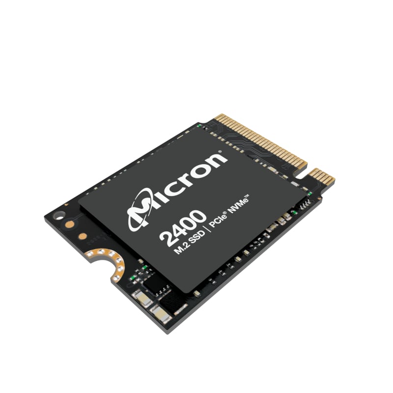 Micron 2400 1TB NVMe M.2 (22x30mm) Internal SSD