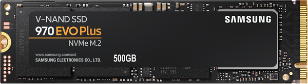 SAMSUNG 970 EVO Plus 512GB NVMe SSD - Read Speed up to 3500 MB/s/ Write Speed to up 3200 MB/s/ Random Read up to 480/000 IOPS/ R