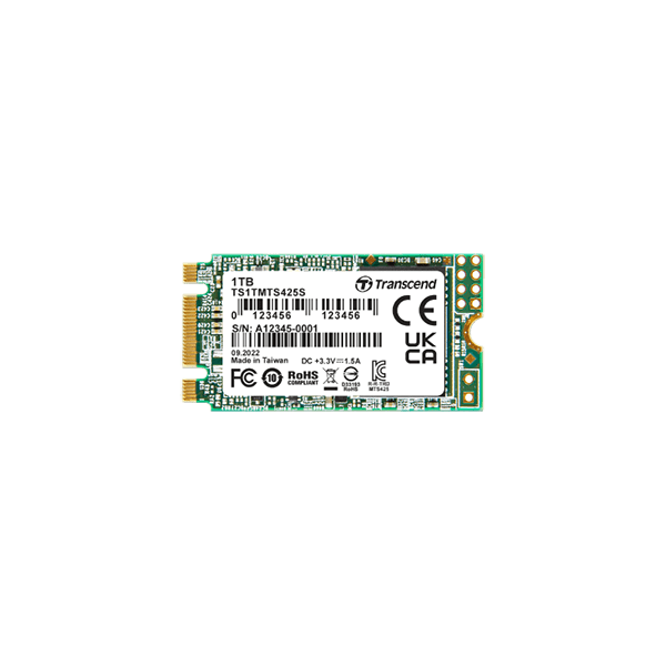 Transcend 1TB M.2 SATA 3 2242 Internal SSD - Cacheless TLC (MTS425S)