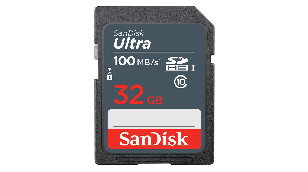 SANDISK ULTRA 32GB SDHC MEMORY CARD 100MBS