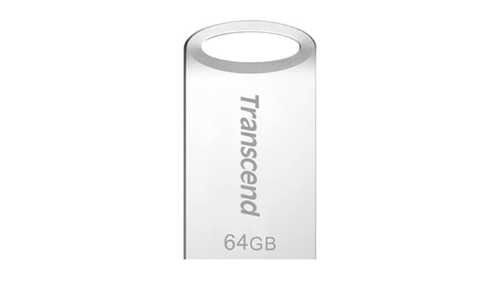 Transcend JetFlash 710 64GB USB 3.2 Gen 1 Type-A USB Flash Drive - Silver (TS64GJF710S)