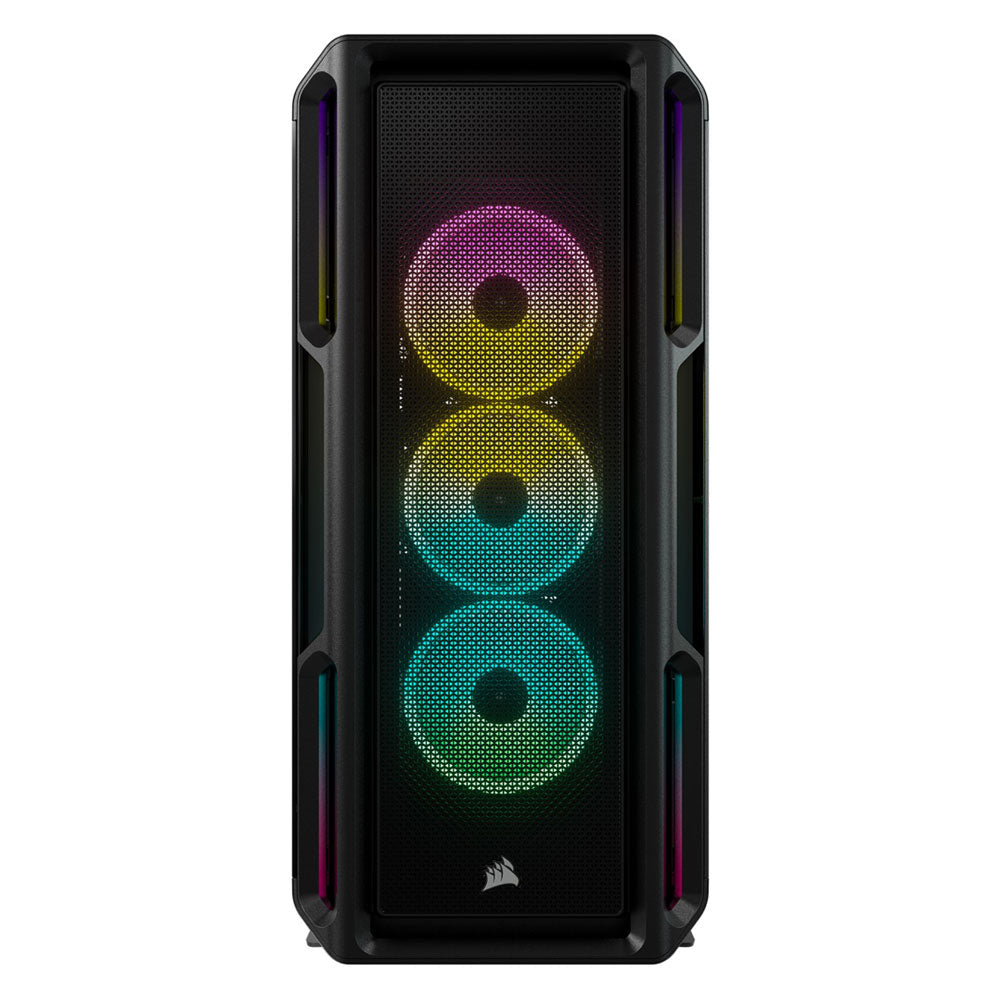 CORSAIR iCUE 5000T RGB Tempered Glass Mid-Tower PC Case - Black