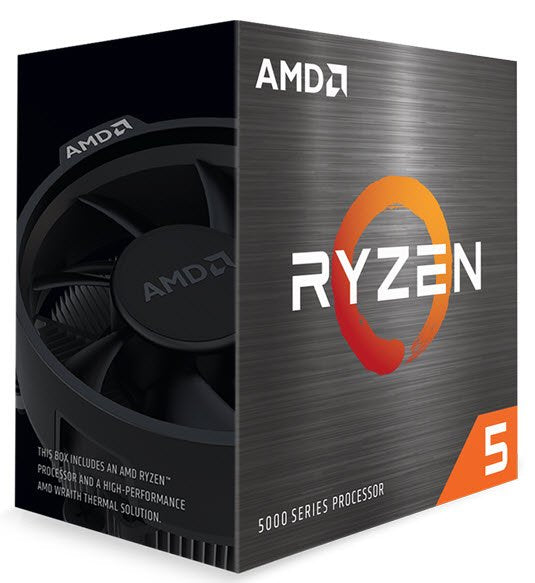 AMD Ryzen 5 5600X Hexa Core 3.7GHz (4.6GHz Boost) Socket AM4 Desktop CPU (100-100000065BOX)