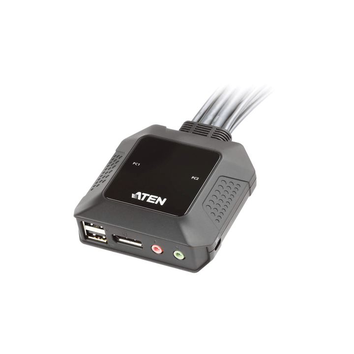 ATEN 2 Port USB Displayport KVM Switch Cable (CS22DP)