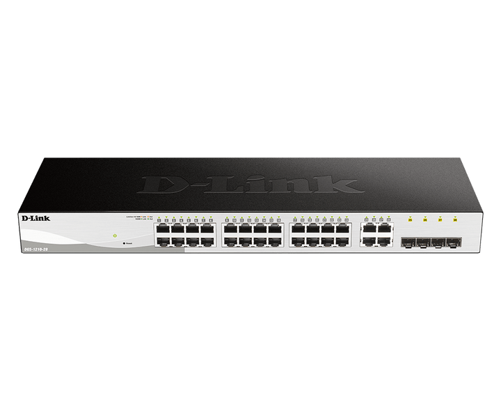 D-Link 28 Port Gigabit Web Smart Switch 1U (DGS-1210-28)