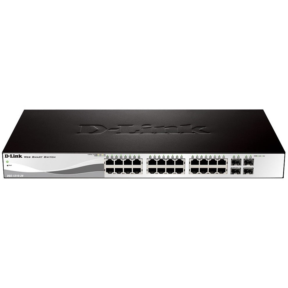 D-Link 28-Port 10/100 Fast Ethernet Web Smart Switch (DES-1210-28E)