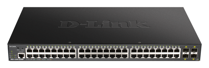 D-Link 52 Port 10-Gigabit Smart Managed PoE Switch (DGS-1250-52XMP)
