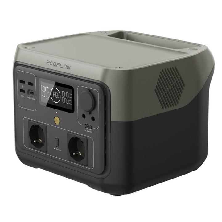 EcoFlow RIVER 2 MAX Portable Power Station - 512Wh Battery / 500W Output / 220W Solar Charger - SA Socket