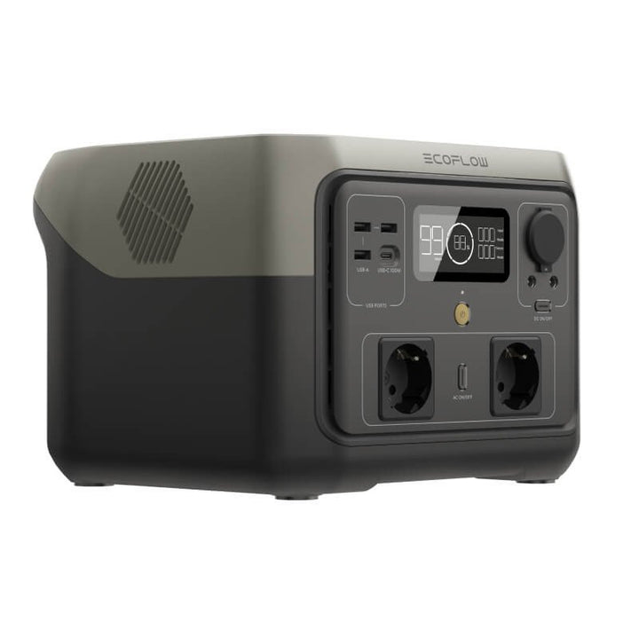 EcoFlow RIVER 2 MAX 512Wh/500W Portable Power Station with 220W Solar Charger