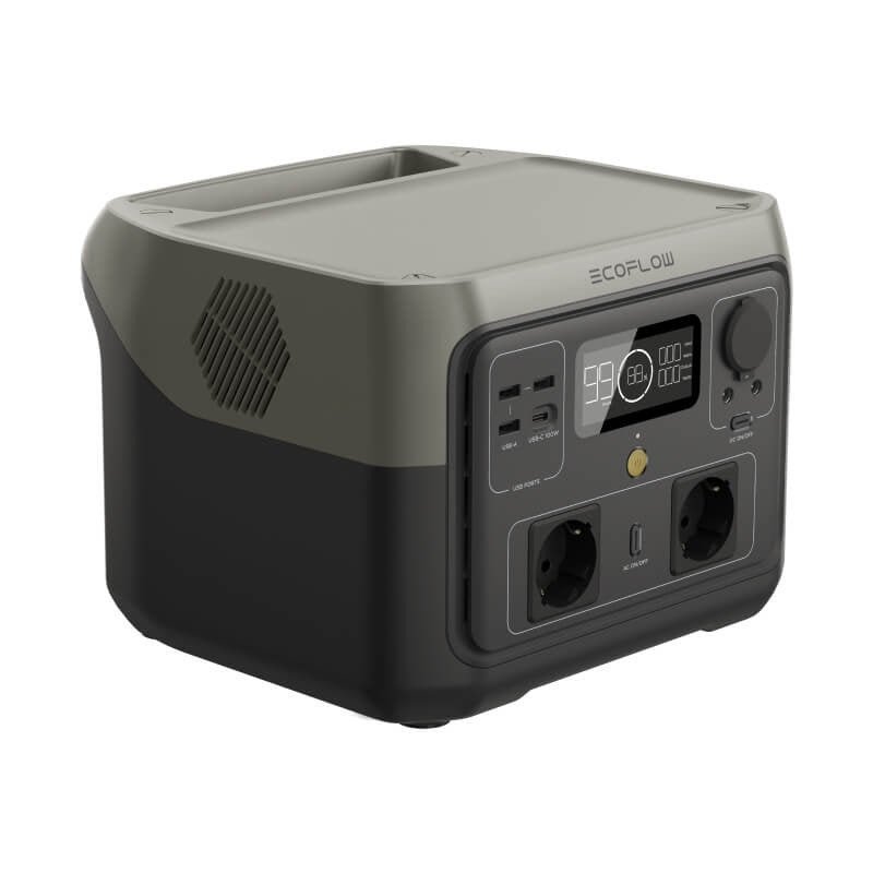 EcoFlow RIVER 2 MAX Portable Power Station - 512Wh Battery / 500W Output / 220W Solar Charger - SA Socket