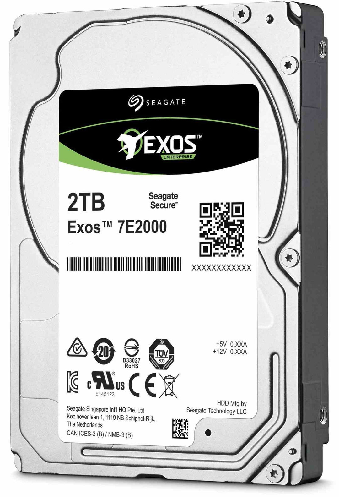 Seagate Exos Enterprise 2TB 2.5" 2048GB Serial ATA Internal Hard Drive (ST2000NX0253)