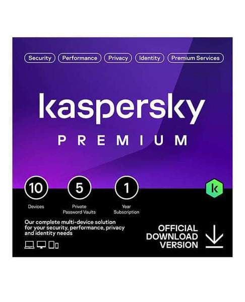 Kaspersky Premium 5-Device License (KL104795EFS-PAPDVDNOCD)