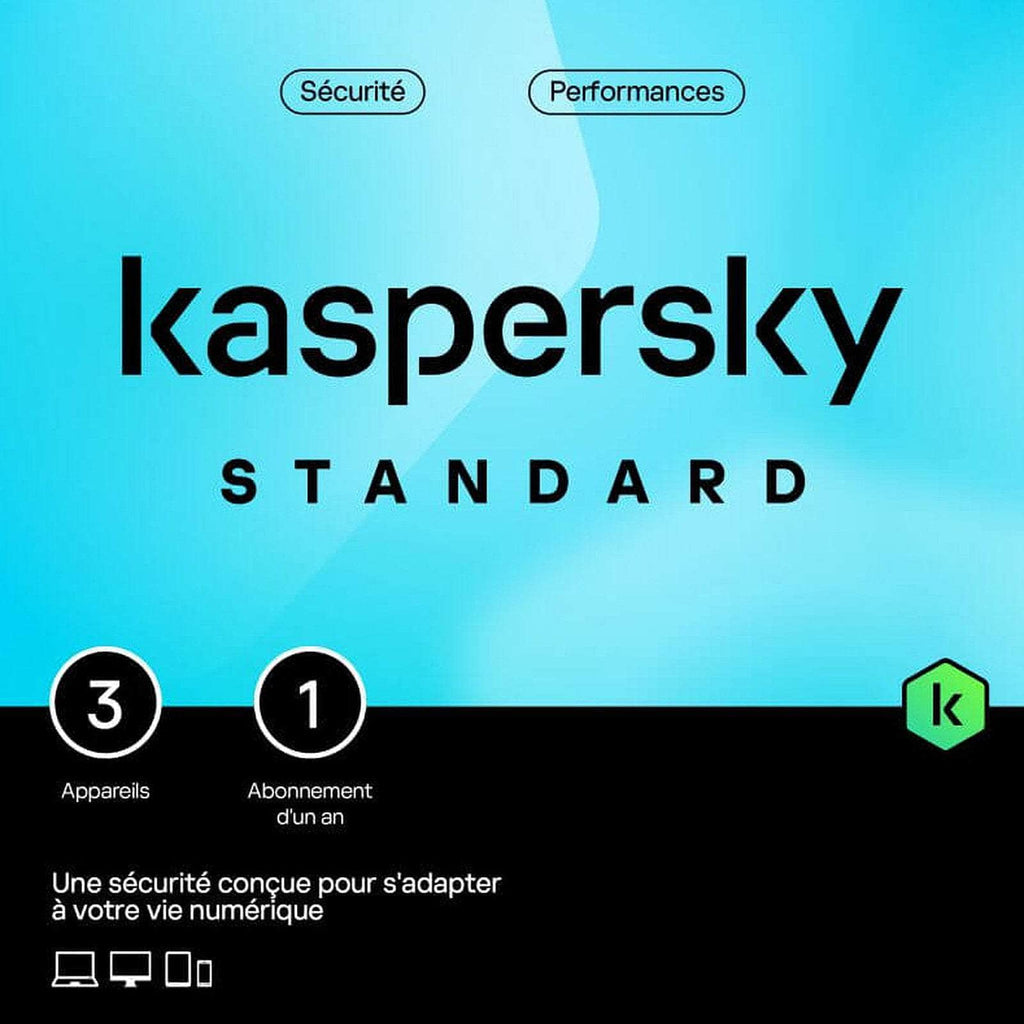 Kaspersky Standard 3-Device License (KL104195CFS-PAPDVDNOCD)