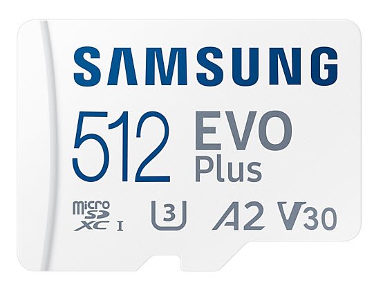 Samsung 512GB EVO Plus UHS-I microSDXC Memory Card