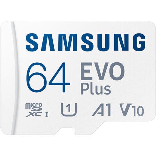 Samsung EVO PLUS Memory Card 64GB MicroSDXC UHS-I Class 10 (MB-MC64KA/APC)