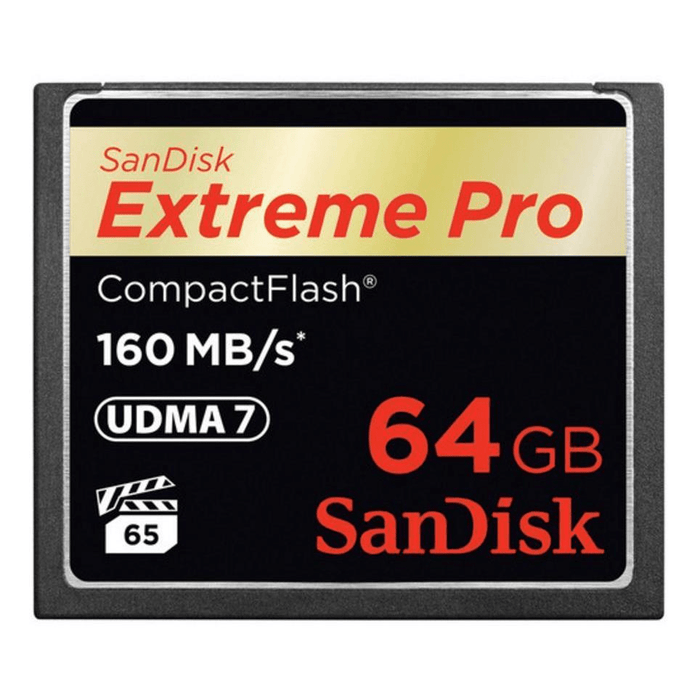 SanDisk Extreme Pro 64GB UDMA 7 160MB/s CompactFlash Memory Card (SDCFXPS-064G-X46)