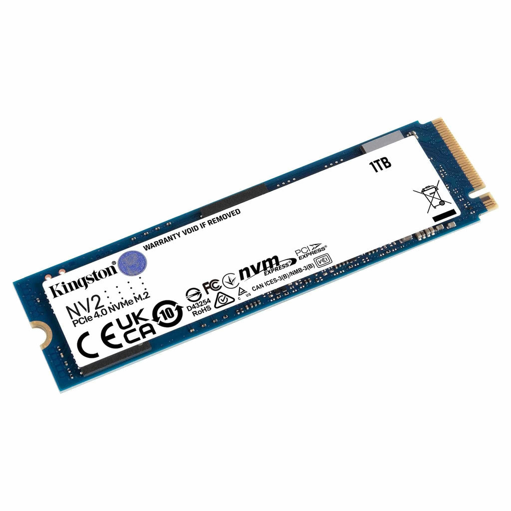 Kingston NV2 1TB M.2 2280 PCIe 4.0 NVMe Solid State Drive (SNV2S/1000G)