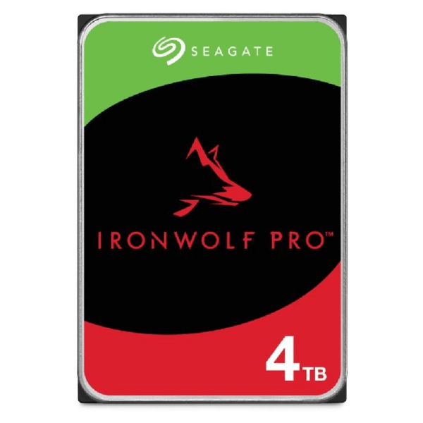Seagate Ironwolf Pro 4TB 3.5'' Internal Hard Drive - NAS Drives 7200 RPM / SATA 6GB/s Interface (ST4000NT001)