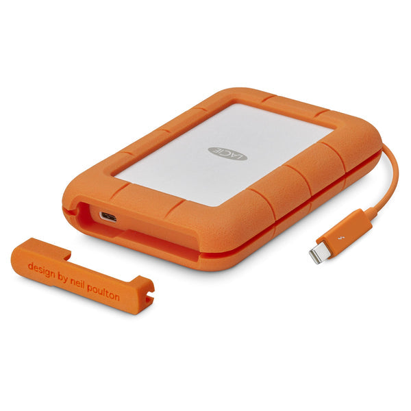 Seagate LaCie Rugged USB-C 5TB External Hard Drive - Orange (STFR5000800)