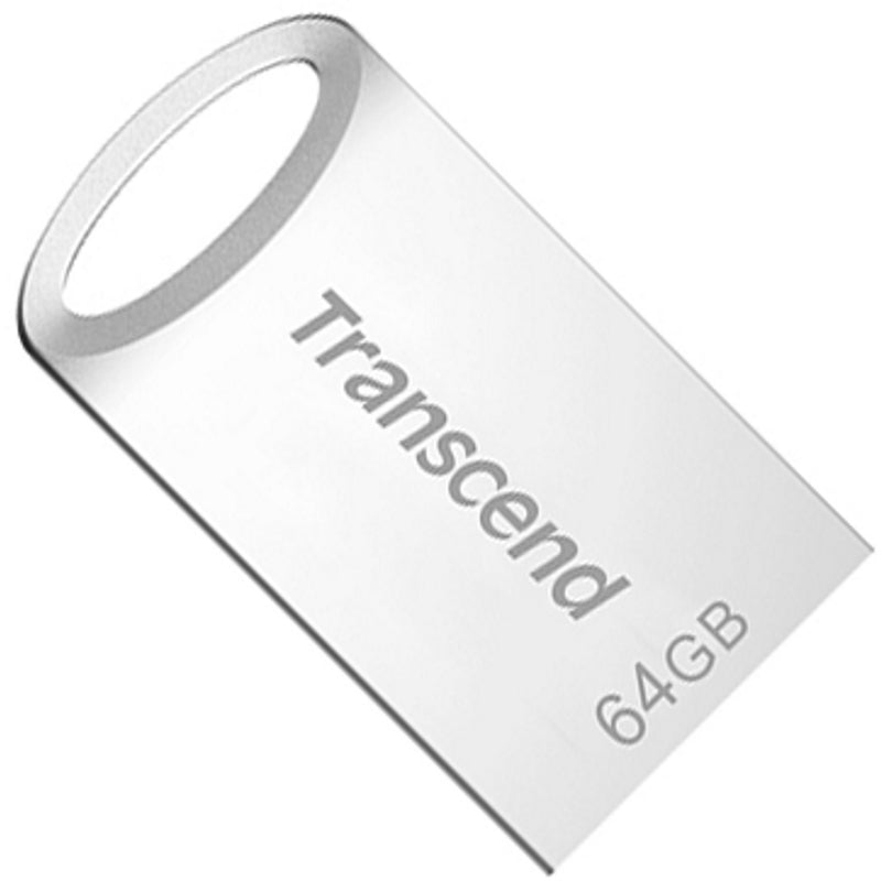 Transcend JetFlash 710 64GB USB 3.2 Gen 1 Type-A USB Flash Drive - Silver (TS64GJF710S)
