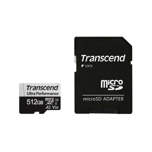 Transcend USD340S 512GB Memory Card MicroSDXC UHS-I Class 10 (TS512GUSD340S)