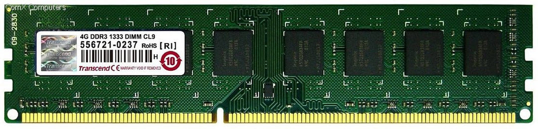 TRANSCEND 4GB DBL SIDED DDR3-1333 DESKTOP DIMM 256Mx8