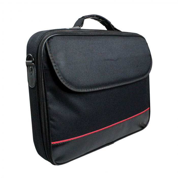 Volkano 15.6" Industrial Series Shoulder Bag - Black