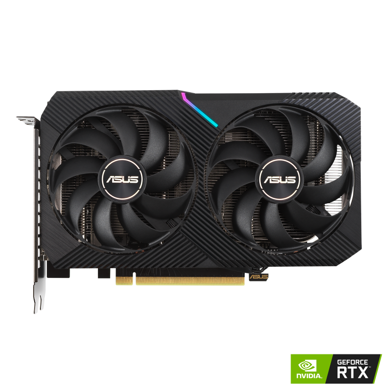 Asus GeForce RTX 3060 Dual OC V2 LHR Edition 12GB GDDR6 192-bit PCI-E 4.0 Desktop Graphics Card (Lite Hash Rate)