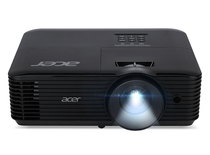 Acer X1228i Data Projector XGA 4500ANSI Lumens Standard Throw DLP 3D 1024 x 768 Projector - Black (MR.JTV11.004)