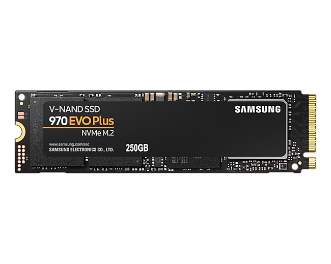 Samsung 970 EVO Plus 250GB NVMe M.2 2280 PCI-Express 3.0 x4 Solid State Drive (MZ-V7S250BW M)