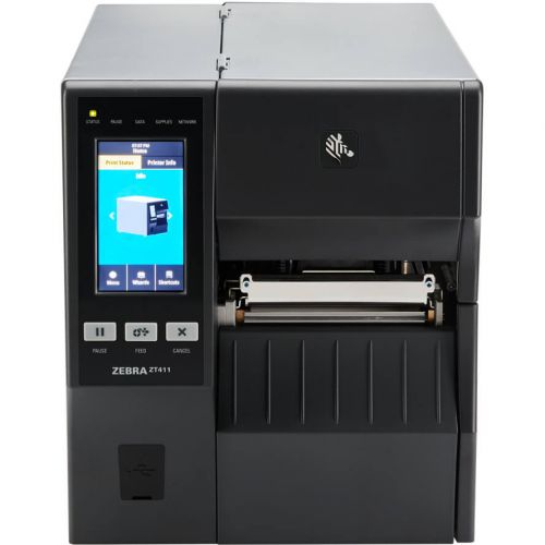 Zebra ZT411 Direct Thermal Transfer POS Printer - 203x203 dpi Wired and Wireless (ZT41142-T0E0000Z)